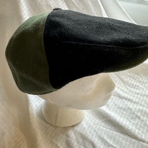 Men's Boston Scally “the limerick” Xxl flat wool Cap - Black & Olive